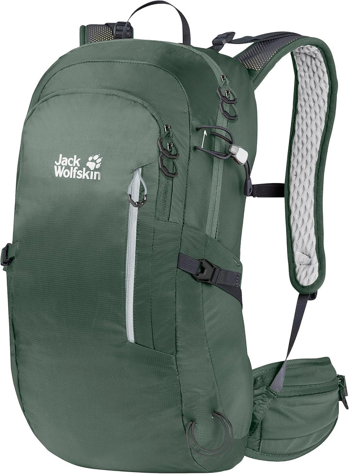 Jack Wolfskin Unisex Athmos Shape 20 Wanderrucksack (1er Pack) Einheitsgrösse Hedge Green, Einheitsg