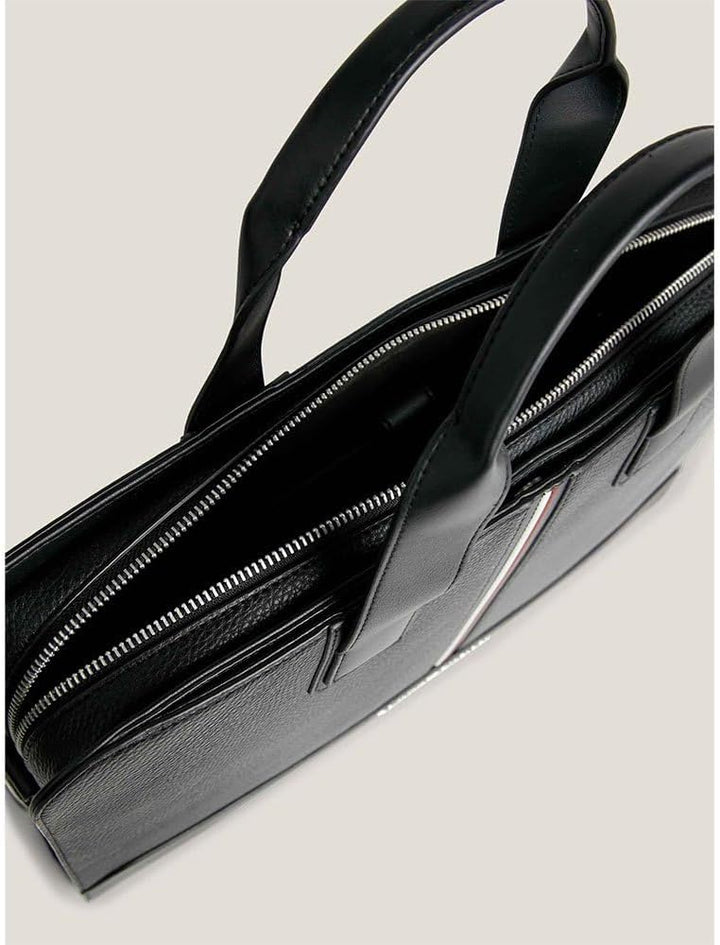 Tommy Hilfiger TH Central Slim Computer Bag Black