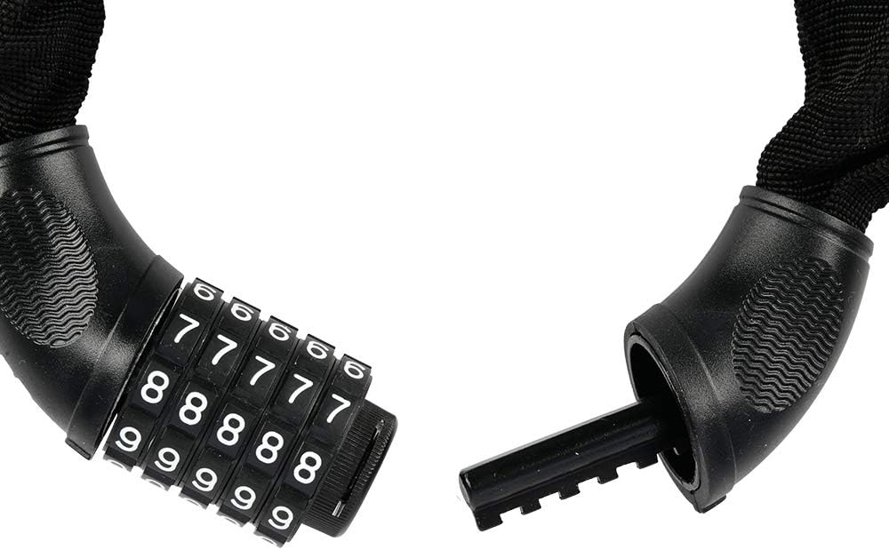 Oxford Unisex Combi chain6 X Rund, Schwarz, 0,9 m x 6 mm