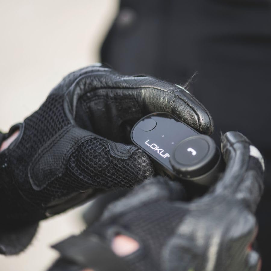 LOKUI K30 Intercom Gegensprechanlage, Doppelset für Motorradhelme, 800m Reichweite, Radio, Farbe: sc