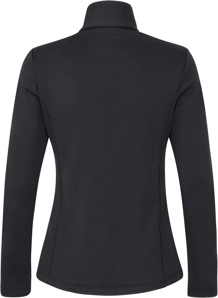 CMP Damen Stretch-Fleecepullover für Damen Fleeceshirt D48 Schwarz, D48 Schwarz