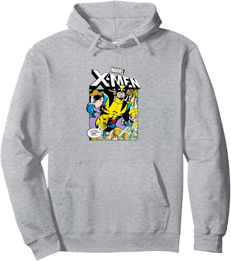 Marvel Wolverine Comic Strip Pullover Hoodie