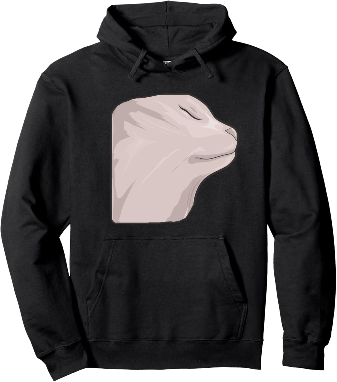 Vibing Cat Dank Meme Lustige Katze Meme Pullover Hoodie