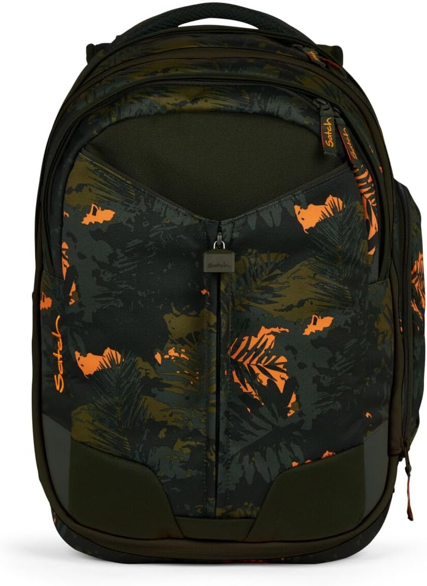 Satch Match Schulrucksack Set 3tlg. inkl. Schlamperbox und Sportbeutel Jurassic Jungle, Jurassic Jun