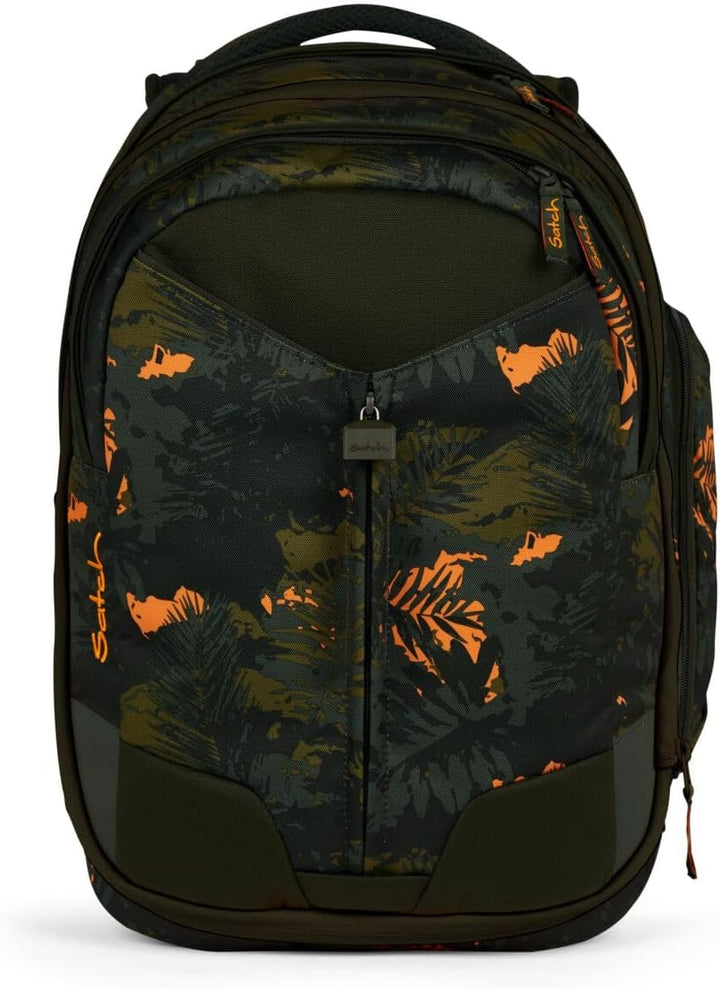 Satch Match Schulrucksack Set 3tlg. inkl. Schlamperbox und Sportbeutel Jurassic Jungle, Jurassic Jun