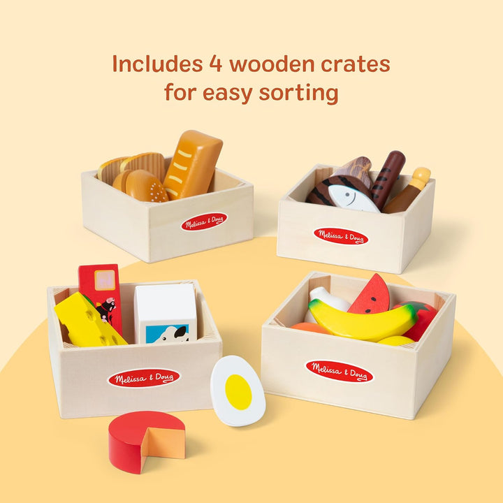 Melissa and Doug Holz Lebensmittel Kinderküche Zubehör Holz | Spielküche Zubehör Holz & Kaufladen Zu