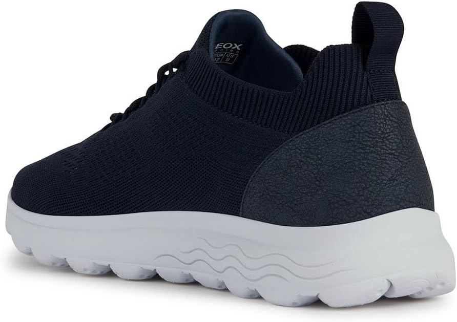 Geox Herren U Spherica A Sneakers 45 EU Schmal Navy Blue, 45 EU Schmal Navy Blue