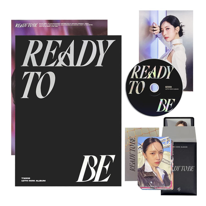 TWICE - 12th Mini Album [READY TO BE] (TO Ver.) Photobook + CD-R + Folded Poster + Postcard + Messag