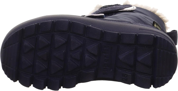 Superfit Mädchen Flavia Warm Gefütterte Gore-tex Schneestiefel 25 EU Blau Silber 8000, 25 EU Blau Si
