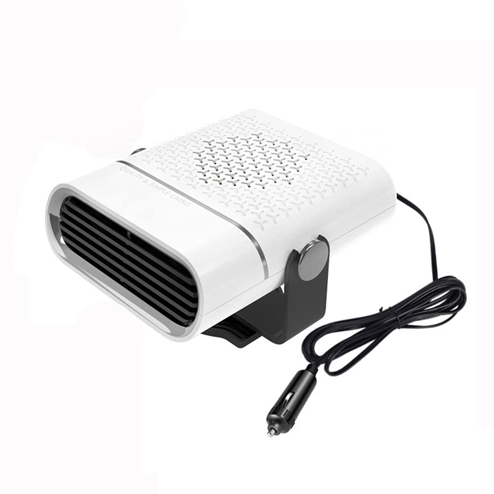 12V 120W Autoheizung Defroster, Riloer 2-in-1 Auto Winter Windschutz Defroster Demister, Tragbarer Z