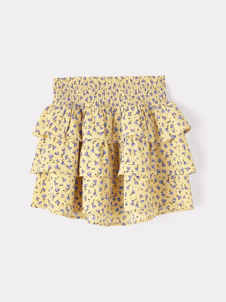 NAME IT Mädchen Nkfhanah Skirt Rock 140 Double Cream, 140 Double Cream