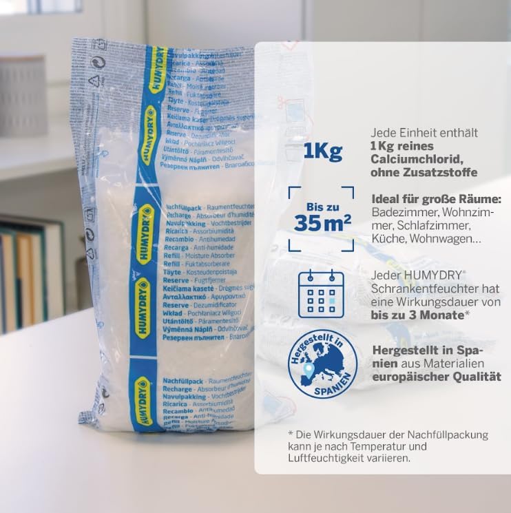 HUMYDRY Nachfüllpackungen 4x1kg, 4x1kg