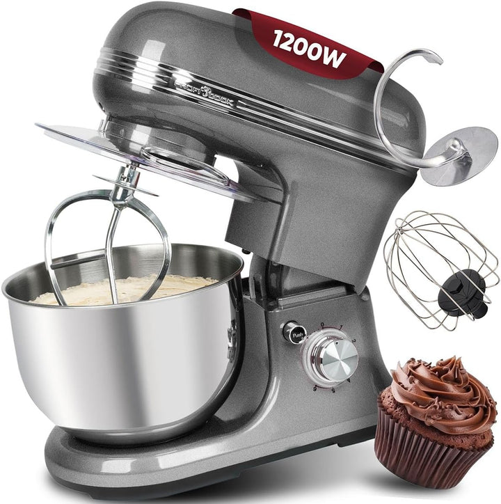 ProfiCook® Küchenmaschine zum backen | Knetmaschine 5L mit starkem 1200W Motor | Teigmaschine inkl.