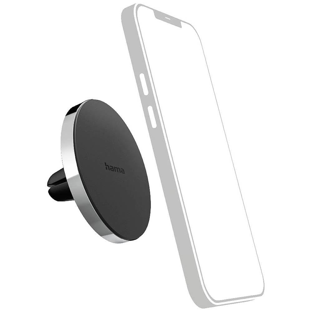 Hama Auto Handyhalterung „MagLock“ für Lüftung, Magnet (Smartphone Halterung, Handyhalter, Kfz Halte