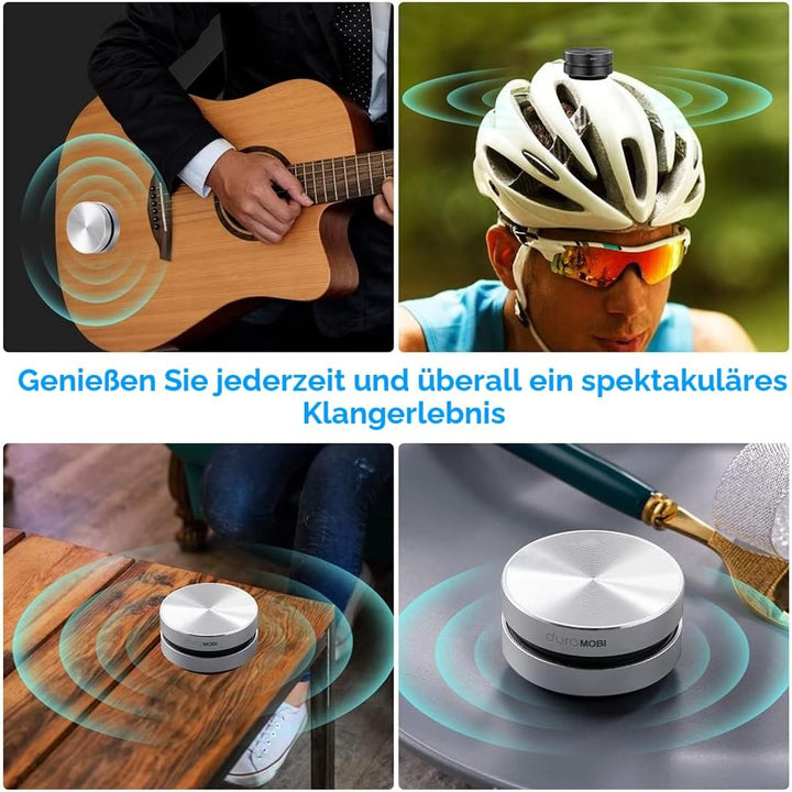 Splenssy Kabelloser BT-Lautsprecher, Knochenleitungs-Lautsprecher, Mini-Lautsprecher, tragbar, laute