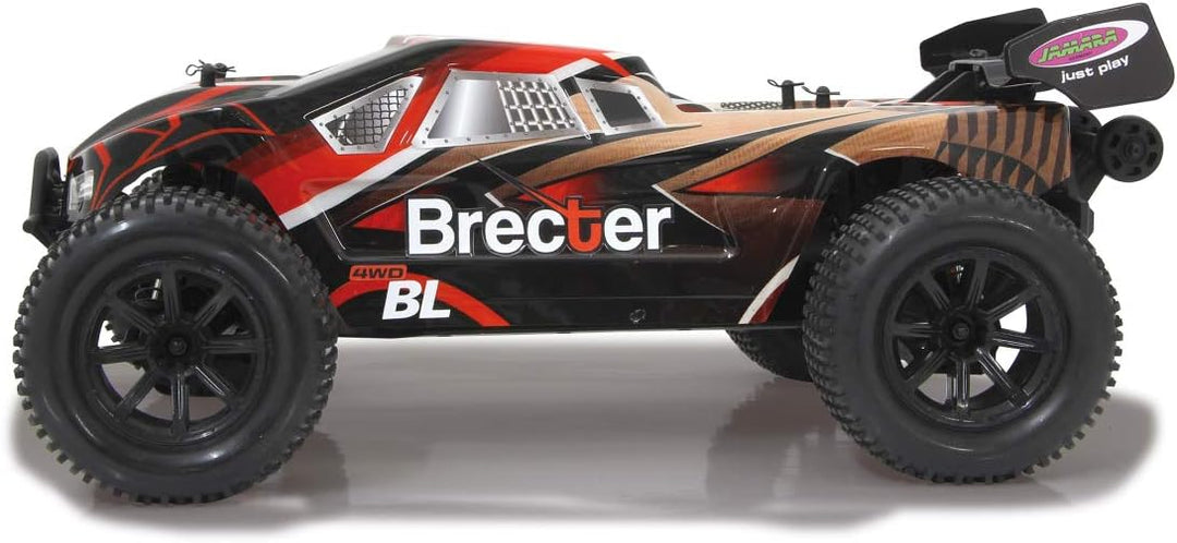 JAMARA 059740 Brecter Truggy 1:10 BL 4WD Lipo 2,4GHz LED-Brushless Motor 3200KV, Regler 60 A, Wheely