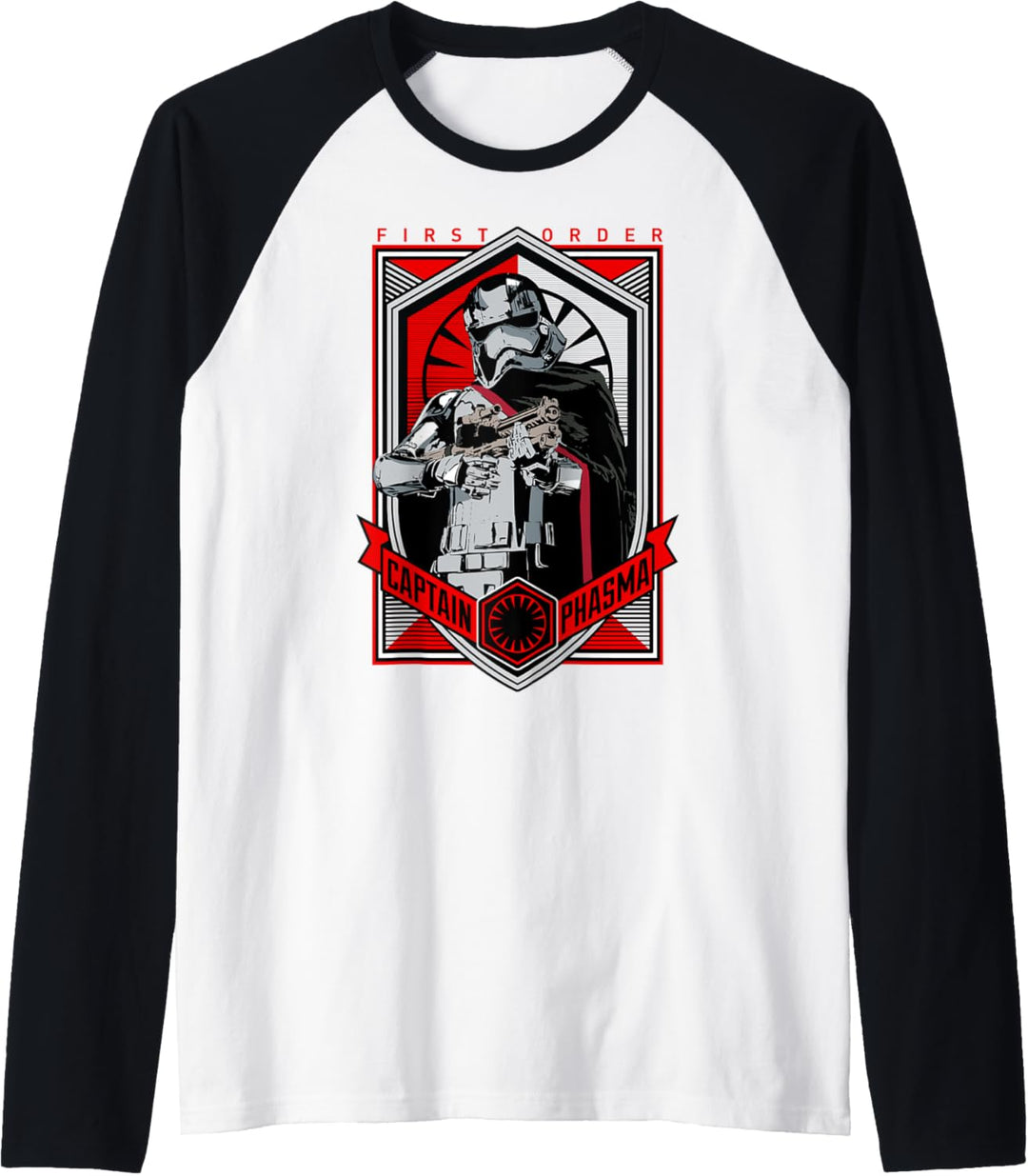 Star Wars The Force Awakens Captain Phasma First Order Raglan