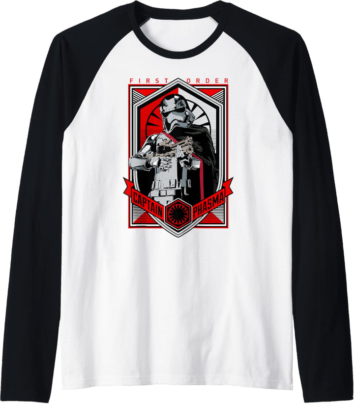 Star Wars The Force Awakens Captain Phasma First Order Raglan