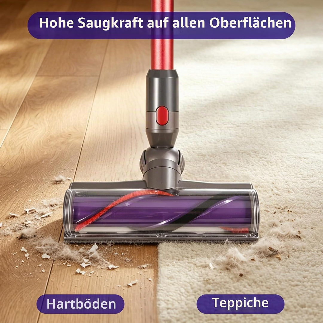 Bürste Kompatibel mit Dyson V10 V11 V7 V8 V15, Ersatzteil Turbine Bodendüse Zubehör 25 Zentimeter Ge