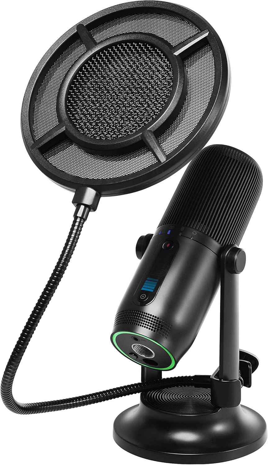 Thronmax Mdrill One Pro (M2P-BKIT) Kondensator Mikrofon SET (Schwarz) für professionelle HD Aufnahme