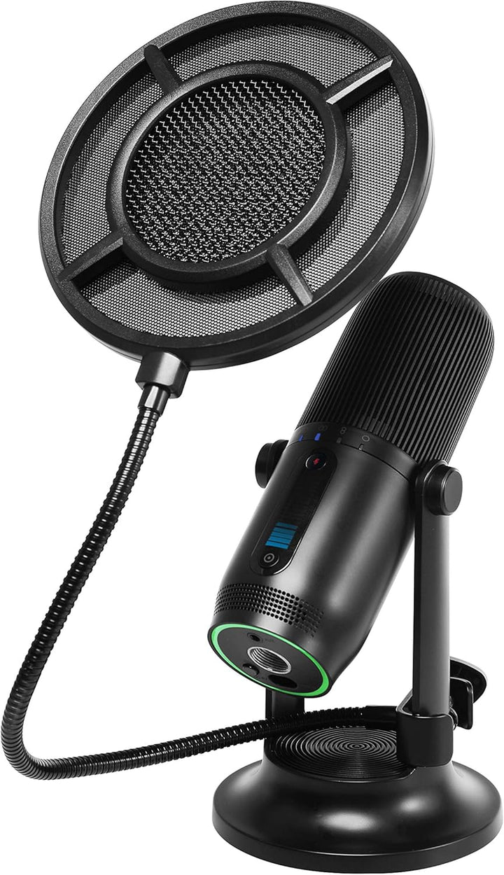 Thronmax Mdrill One Pro (M2P-BKIT) Kondensator Mikrofon SET (Schwarz) für professionelle HD Aufnahme