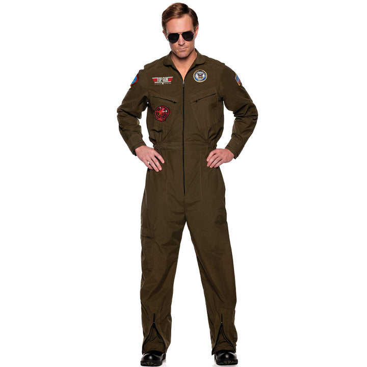 UNDERWRAPS US Navy Top Gun Men's Jumpsuit Fancy Dress Costume 2X-Large