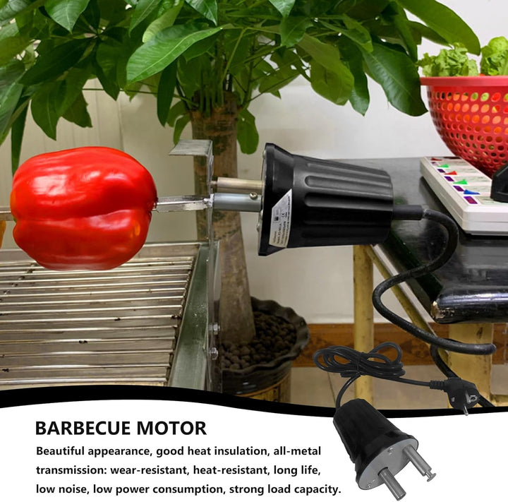 Grillmotor für Grillspiess, Grillmotor Elektromotor Grill Barbecue Rotator Motor 220-240V, Grillspie