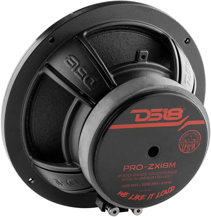 KIT-Set FÜR DS 18 PRO-ZXi8M 1 Mitteltöner 20 cm 200 mm 8" Durchmesser, 350 Watt rms 700 Watt max, 8