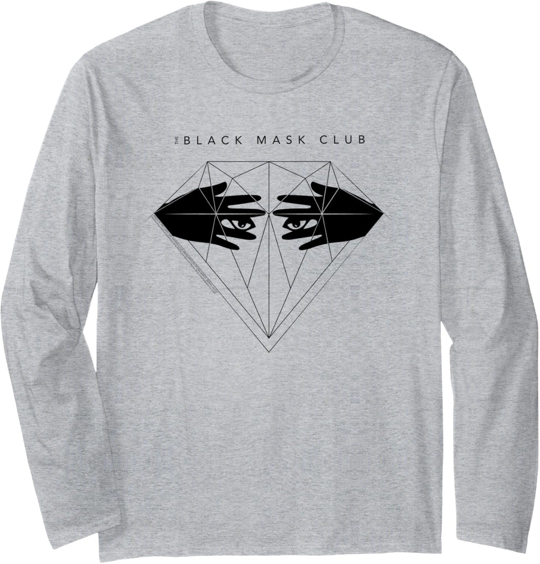 Birds of Prey Black Mask Club Logo Langarmshirt