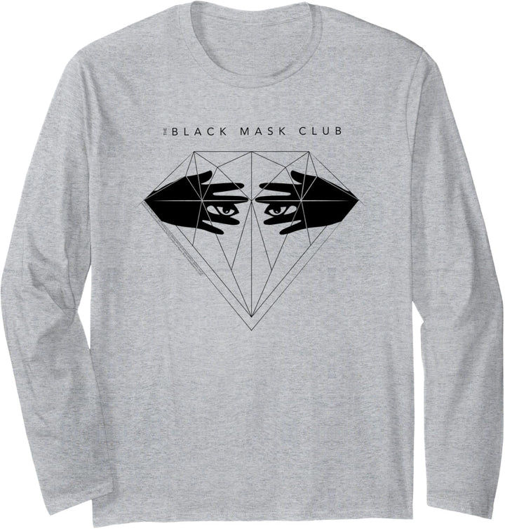 Birds of Prey Black Mask Club Logo Langarmshirt