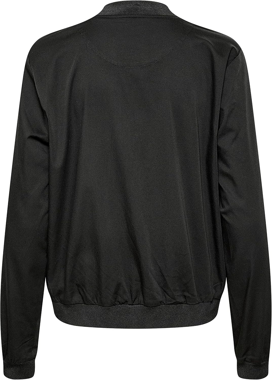 KAFFE Damen Bomber Jacke Damenjacke, lässig, Langer Ärmel, Relaxed Fit, Kalea Bomberjacke, Black Dee