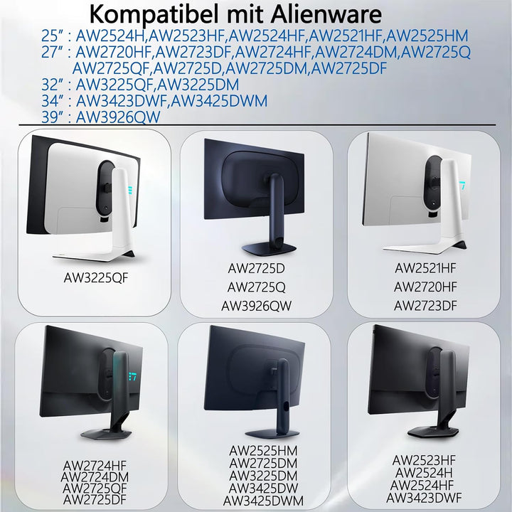 AW3425DWM VESA-Adapter kompatibel mit Alienware Monitoren (passend für AW2525HM,AW2524HF,AW2724HF,AW
