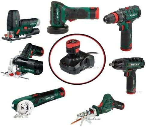 PARKSIDE Akku + Ladegerät 12V PAPK 12A3" (12V, 2Ah) mit Ladegerät PLGK 12A2" (2,4A)