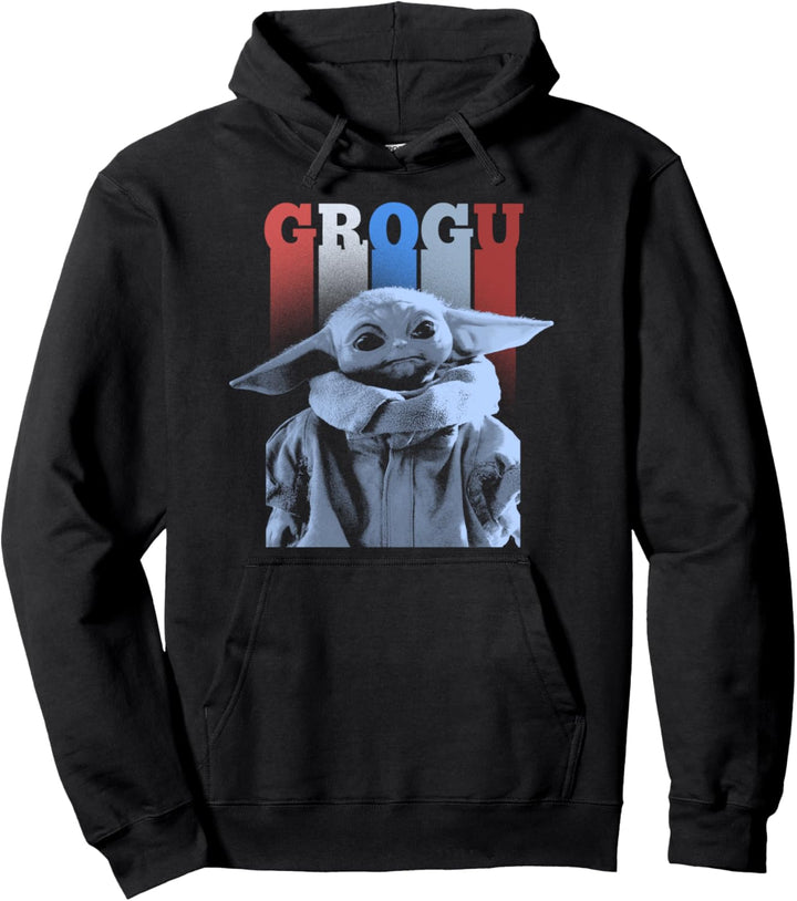 Star Wars: The Mandalorian Fourth Of July Grogu USA Patriot Pullover Hoodie