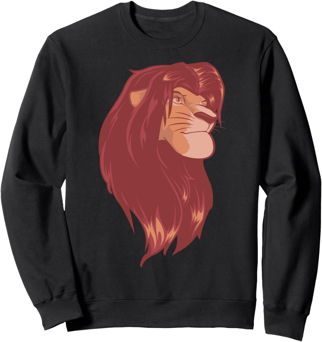 Disney The Lion King Simba Red Hue Portrait Sweatshirt