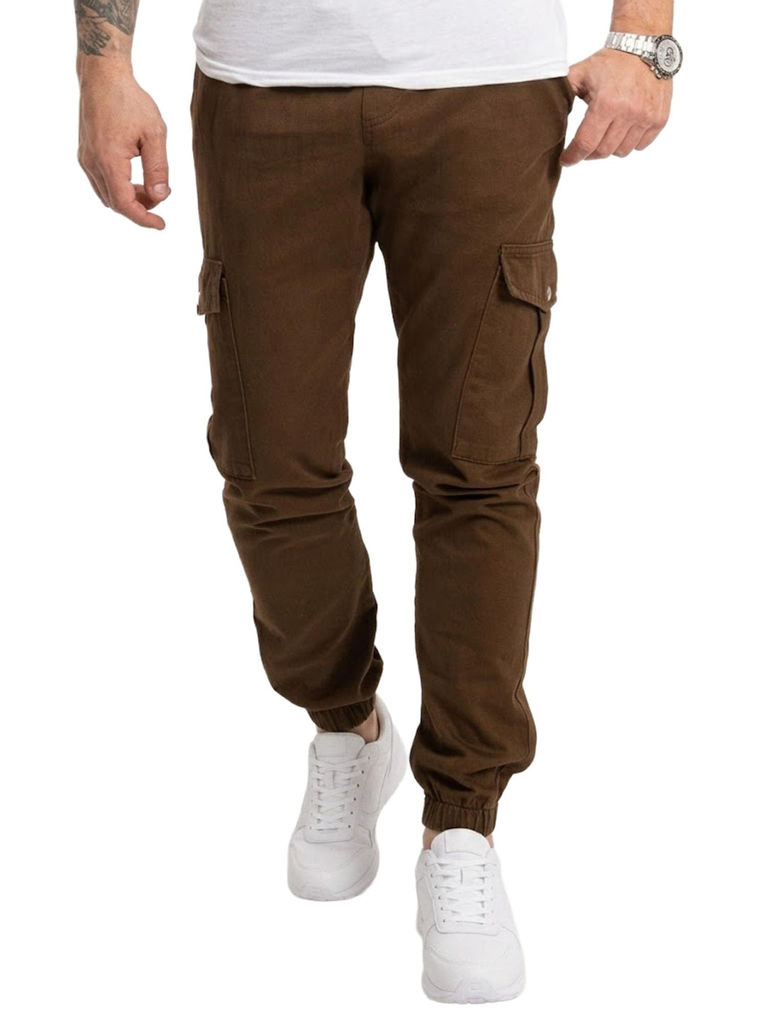 Rock Creek Herren Hose Cargohose RC-2356 29W / 30L Braun, 29W / 30L Braun