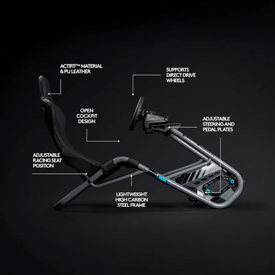 Playseat Trophy - Logitech G Edition Gaming Rennsitz | Frei verstellbar | Unterstützt Direct Drive |