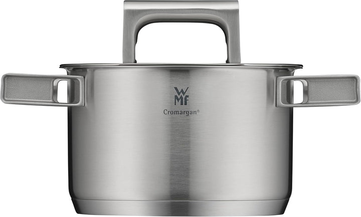 WMF Ultimate Cool Topfset Induktion 5-teilig, Kochtopf Set mit Edelstahldeckel, Cromargan Edelstahl