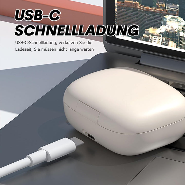 Open Ear Kopfhörer Bluetooth kabellos Sport Luftleitung Kopfhörer schnurlos Ohrhörer mit Ohrbügel Ai