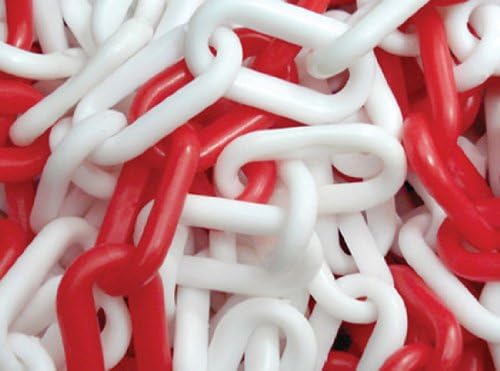 Faithfull - Kunststoffkette 8mm 12,5 Rot/Weiss? - FAICHPRW812C 1 Kunststoffkette, 8 mm, 12,5 m, 1 Ku