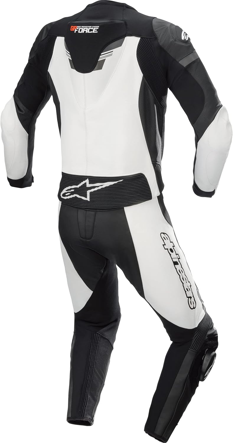 Alpinestars Lederkombi mit Protektoren Motorradkombi 2 Teiler GP Force Chaser Lederkombi 2-TLG. s/w