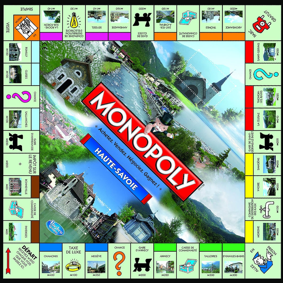 WINNING MOVES - Monopoly – HIGH-Savoie – Gesellschaftsspiel – französische Version Haute-Savoie, Hau