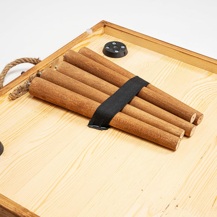 Rustiq Klapptisch Campingtisch - Klapptisch - Bohemian Picknicktisch - Klapptisch – 70X150X35CM – 6