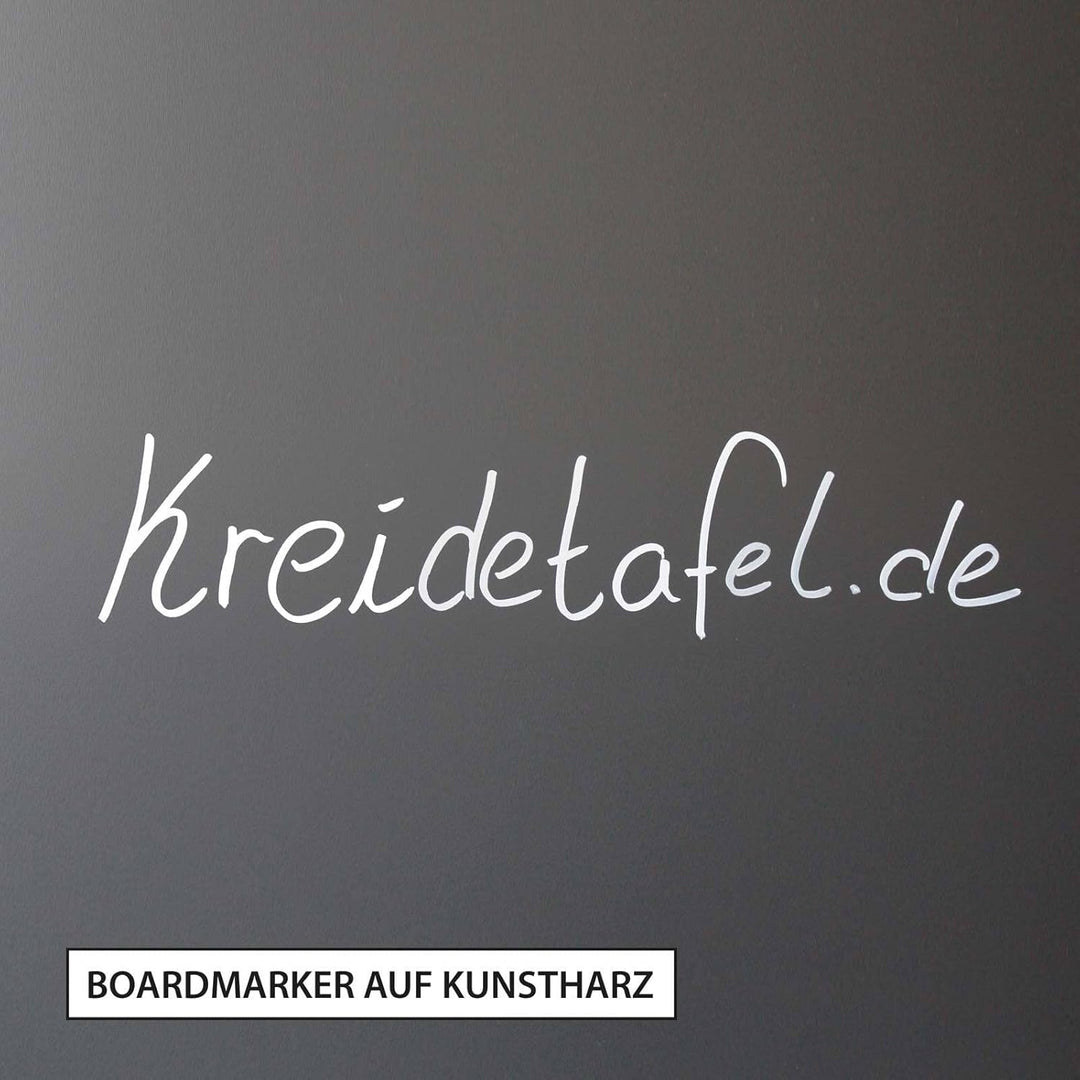 Wetterfeste Kreidetafel schwarz mit Rundbogen, 90 x 60 cm