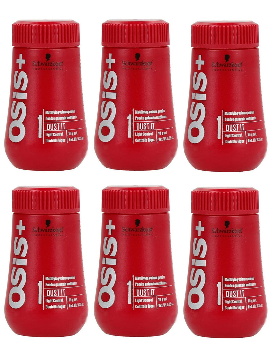 Schwarzkopf Professional Osis+ Dust It 10g 6er Pck Pfeffer 10 g (1er Pack), Pfeffer 10 g (1er Pack)
