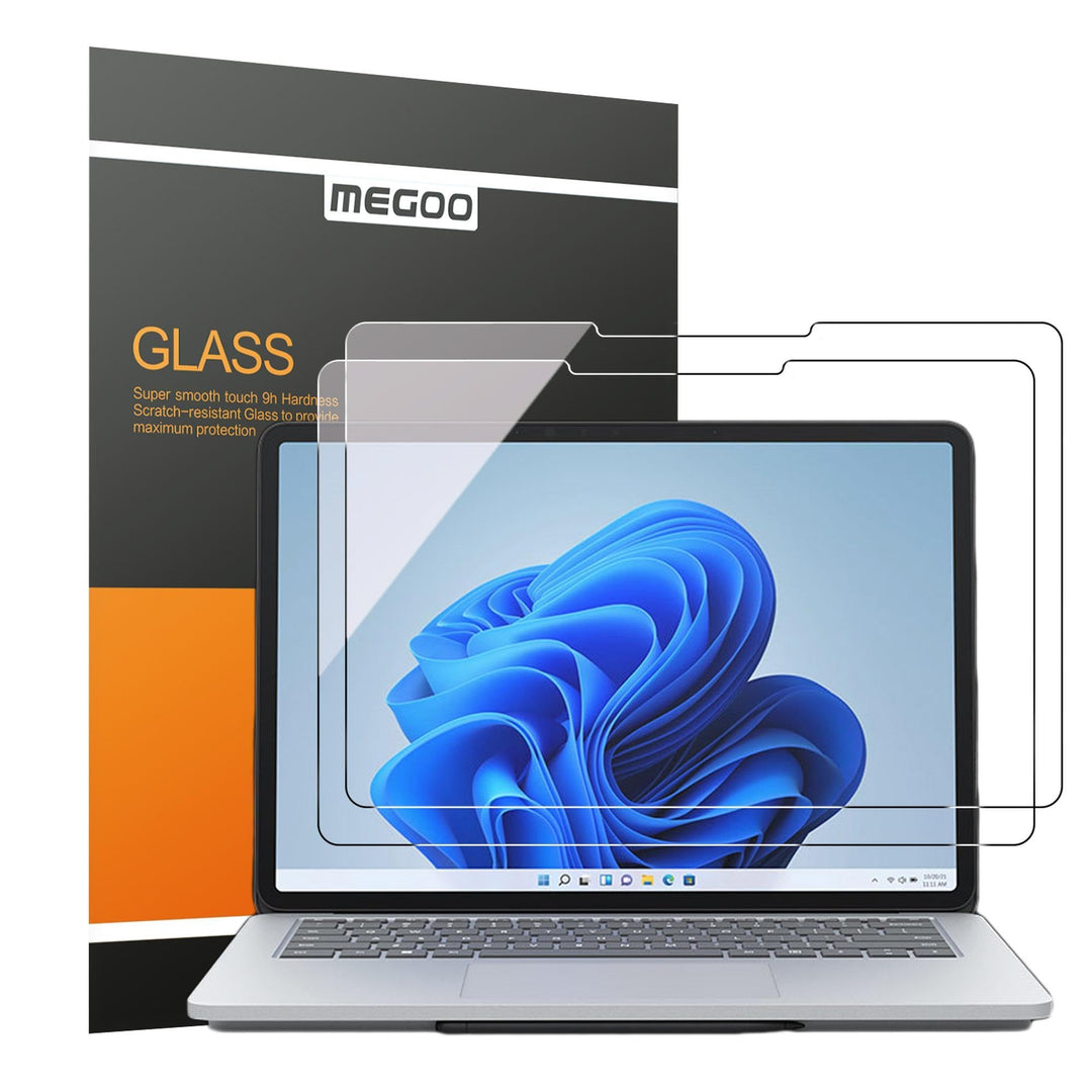 MEGOO (2 Pack Surface Laptop Studio 2/ Surface Laptop Studio 14.4 Zoll Displayschutzfolie, Stärke 9H