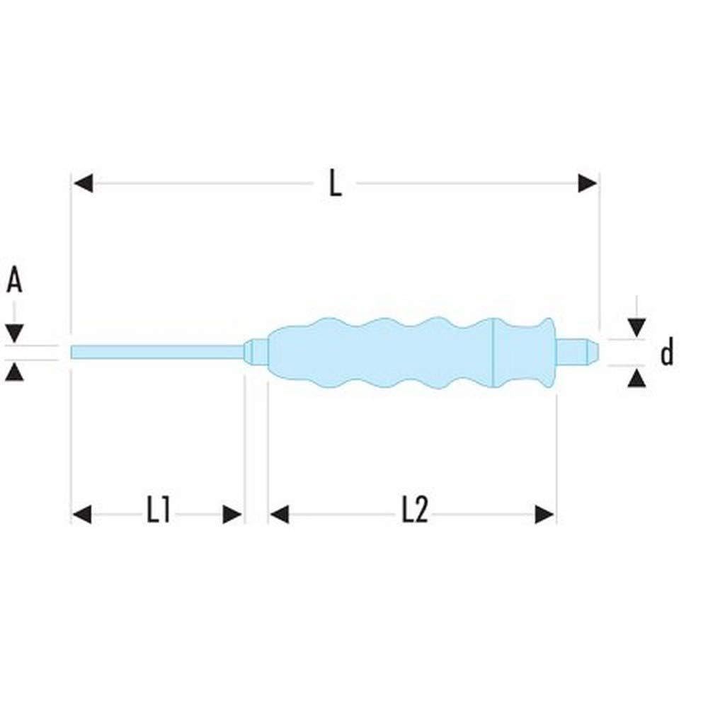 FACOM Splinttreiber Mitgriff A.15,9 mm,Länge 260 mm, 1 Stück, 249.G16 15,9mm, 15,9mm