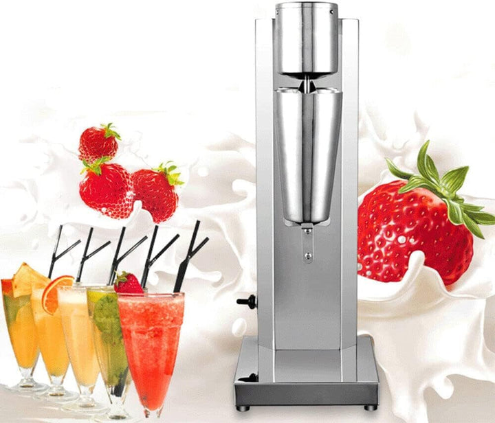 180W Milchshaker Elektrischer Standmixer 650ML Shaker Elektrisch Milch Shaker Mixer Edelstahl Protei