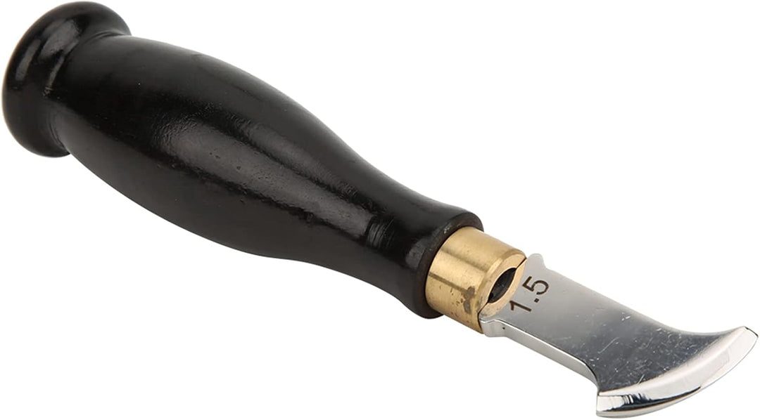 Lederkantenfalte Sandelholzgriff Lederkantenmarkierung Handwerk DIY Tool Leder Crimpwerkzeuge Grösse