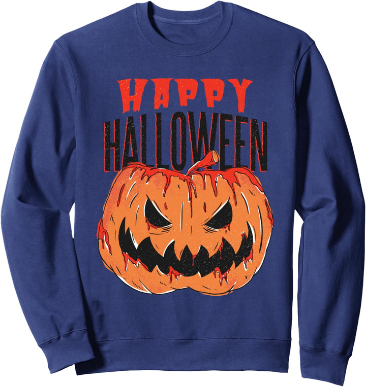 Happy Halloween Kürbis Halloween Party Sweatshirt